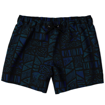 Swim Trunks – Shelter Island Tapa: Midnight Lagoon DARK