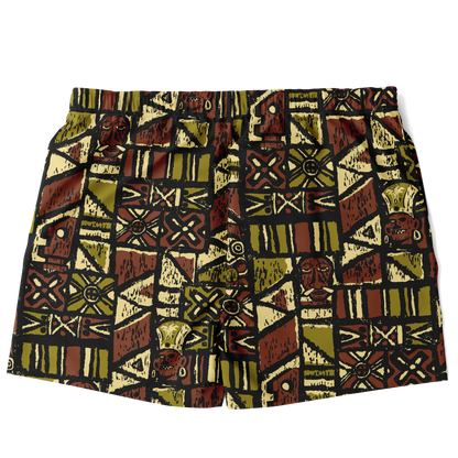 Swim Trunks – PLUS SIZE – Shelter Island Tapa: Jungle Trail