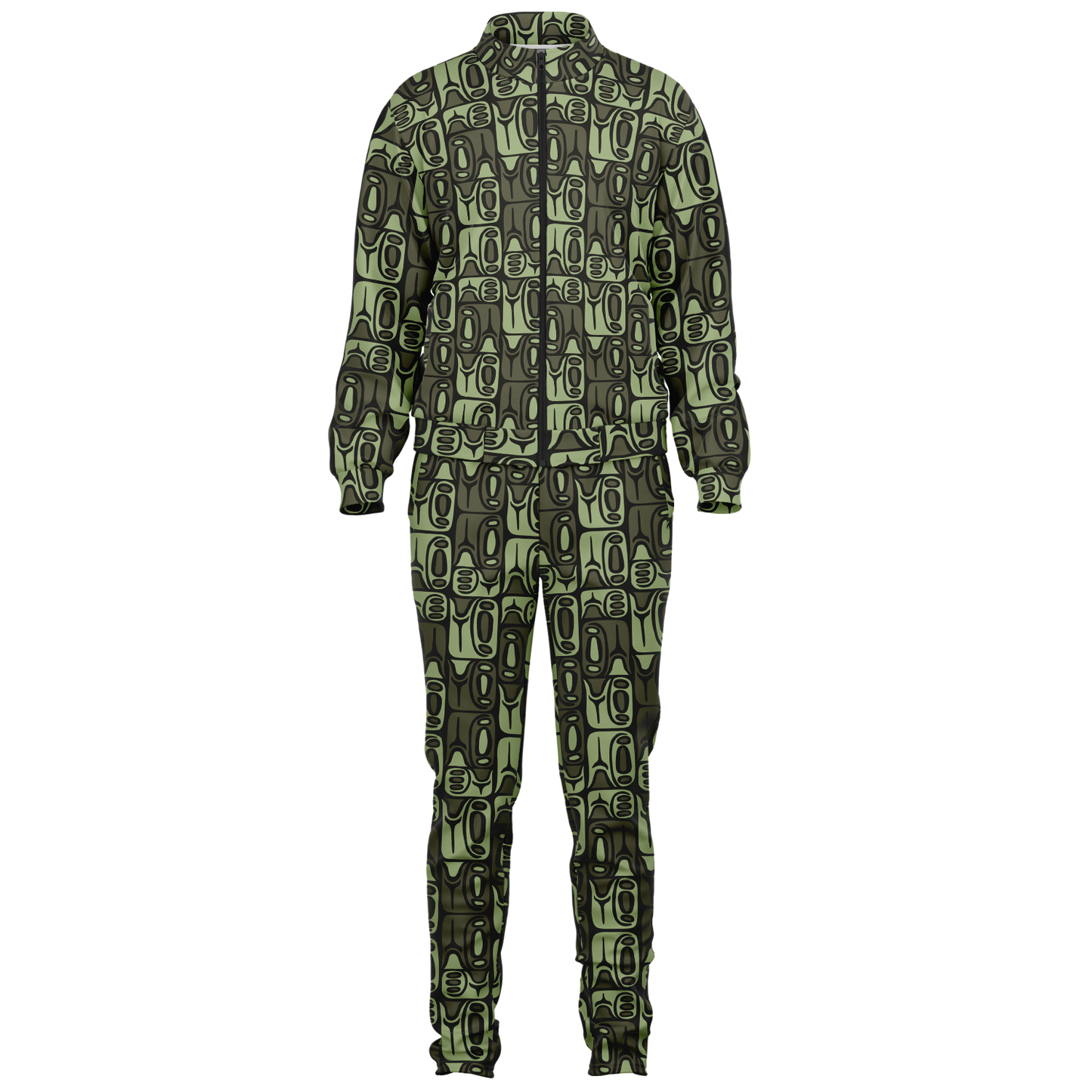 The Aloha Tracksuit – Circa70: DkGreen+LtGreen