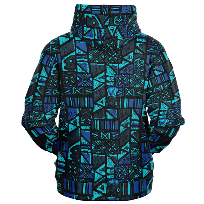 The Aloha Hoodie – Shelter Island Tapa: Midnight Lagoon