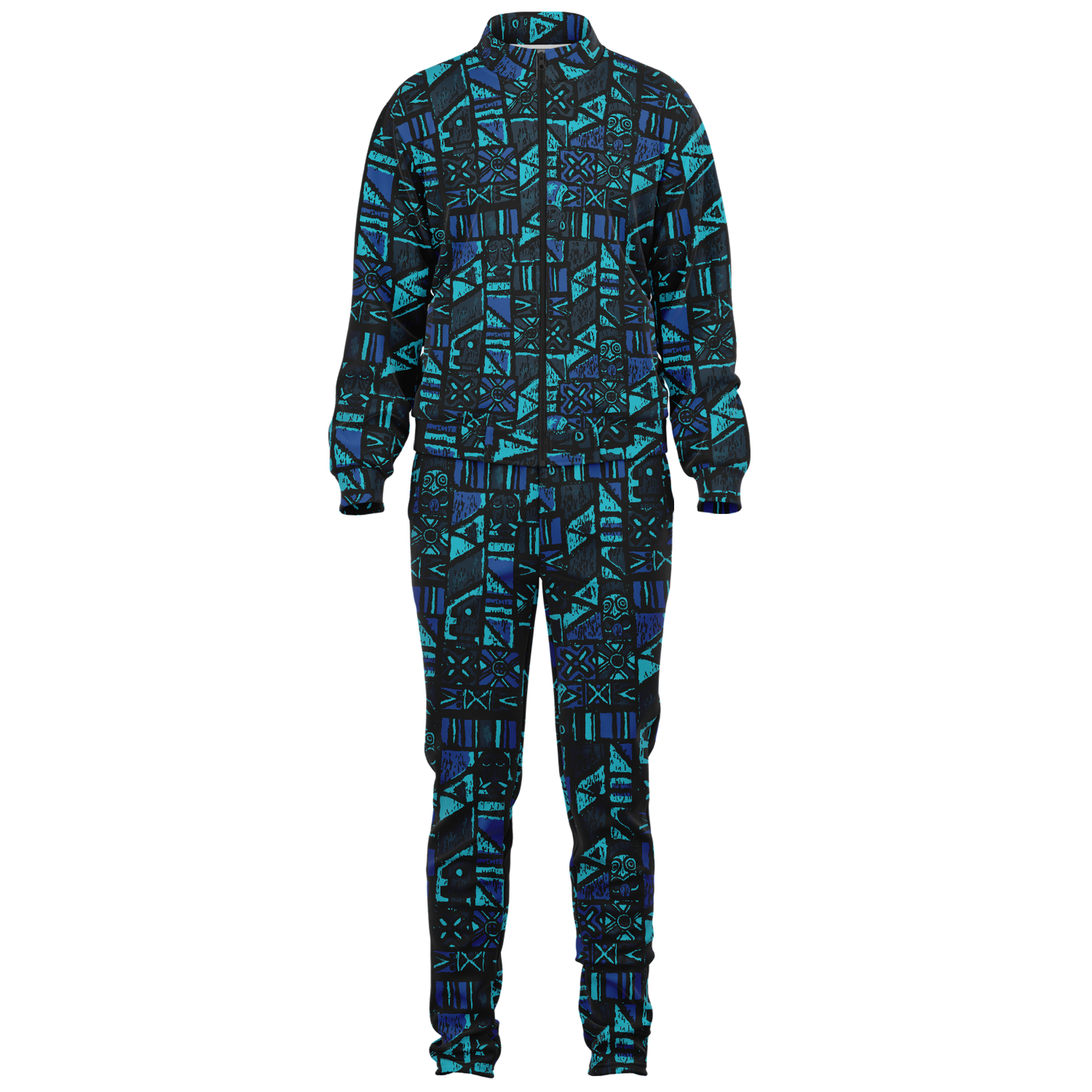 The Aloha Tracksuit – Shelter Island Tapa: Midnight Lagoon