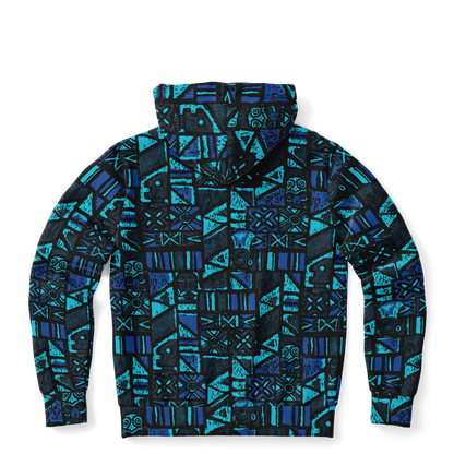 The Aloha Hoodie – Shelter Island Tapa: Midnight Lagoon