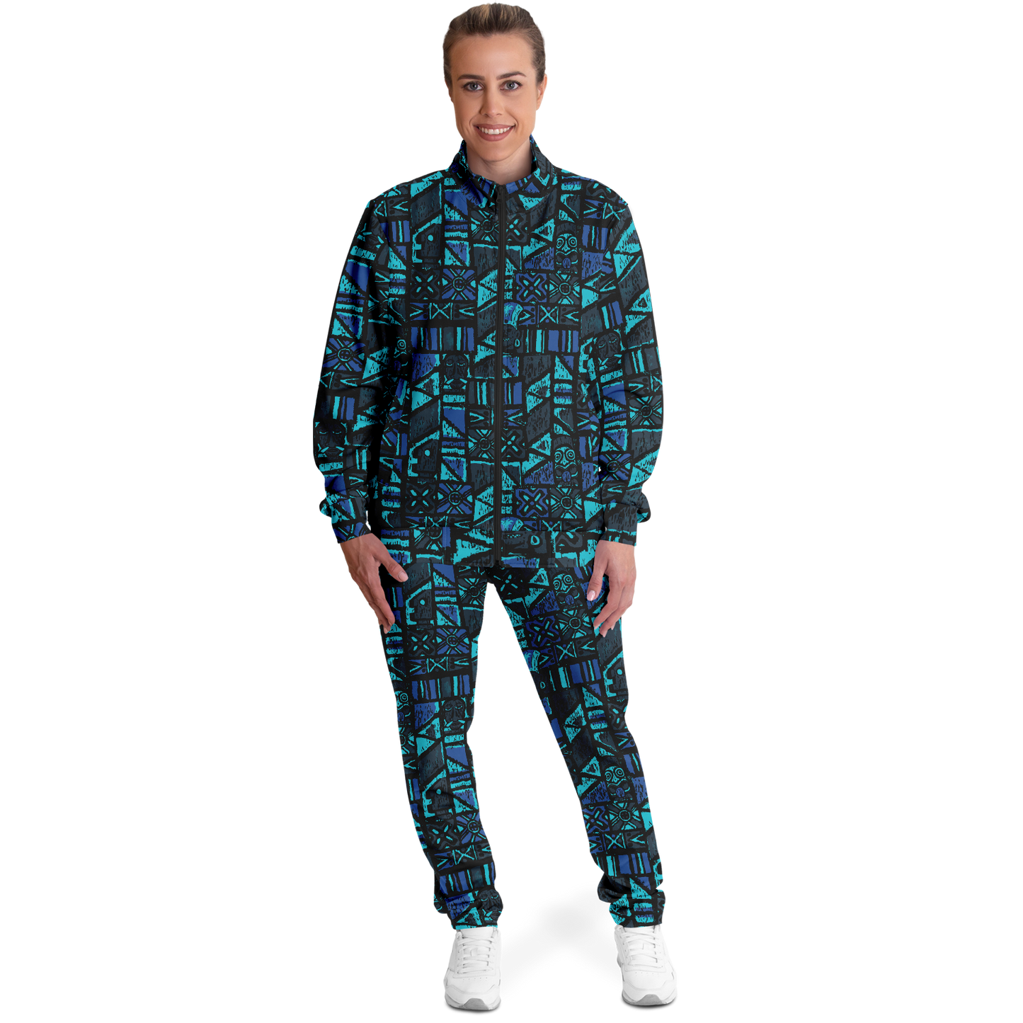 The Aloha Tracksuit – Shelter Island Tapa: Midnight Lagoon