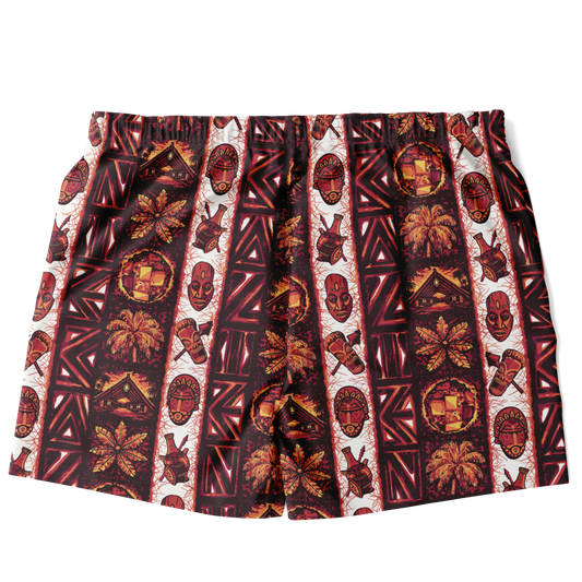 Swim Trunks – PLUS SIZE– Caliente: Red
