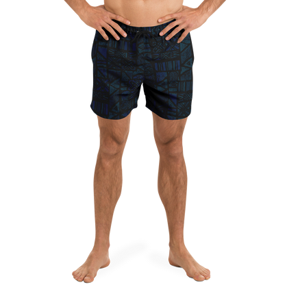 Swim Trunks – Shelter Island Tapa: Midnight Lagoon DARK