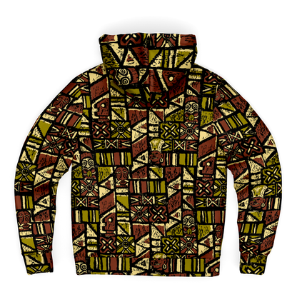 The Aloha Sherpa-Lined Hoodie – Shelter Island Tapa: Jungle Trail