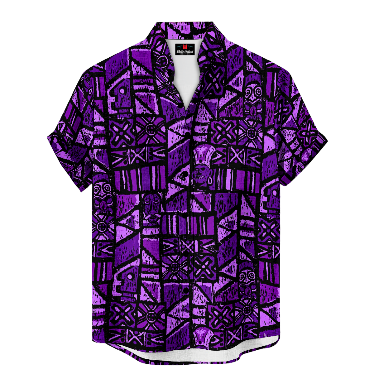 Bartender Shirt – Shelter Island Tapa: Purple