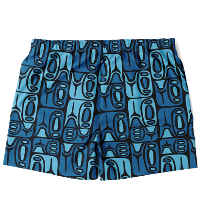Swim Trunks – PLUS SIZE – Circa70: Dark Blue+Light Blue