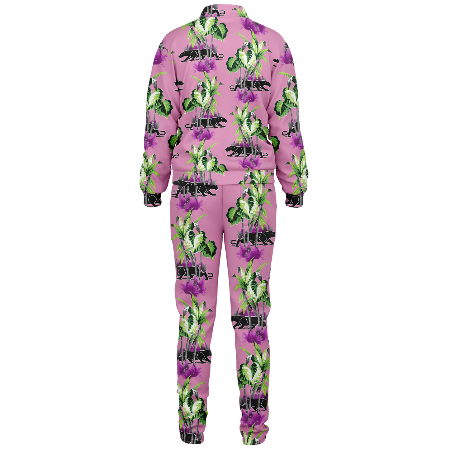 The Aloha Tracksuit – Jungle Cat: Pink+Black