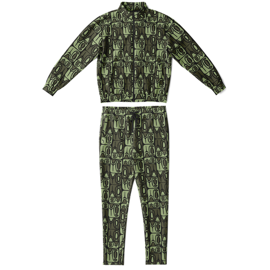 The Aloha Tracksuit – Circa70: DkGreen+LtGreen