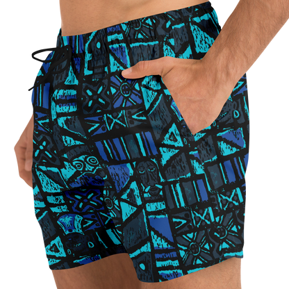 Swim Trunks – Shelter Island Tapa: Midnight Lagoon