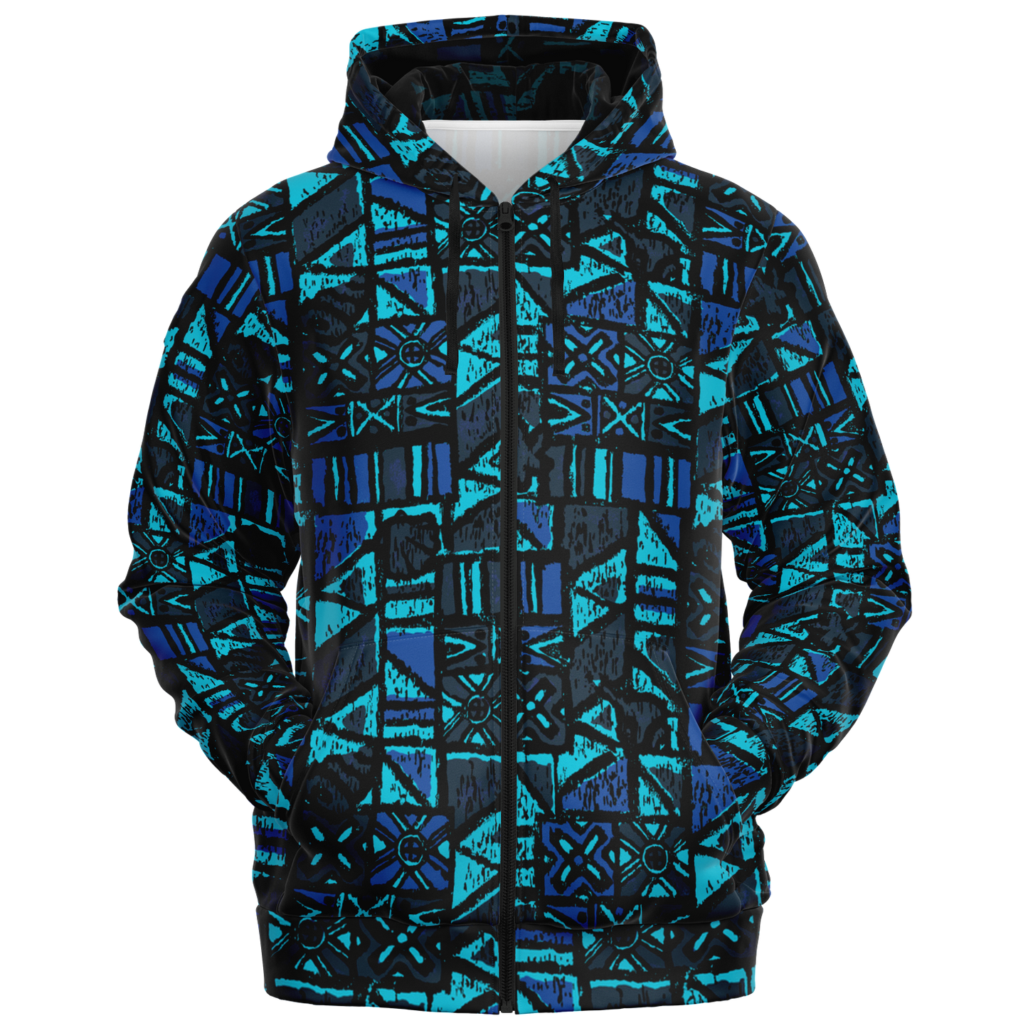 The Aloha Hoodie – OG Tapa: Midnight Lagoon