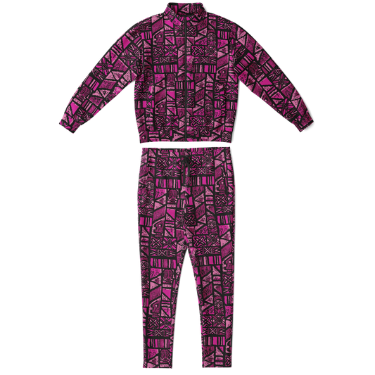 The Aloha Tracksuit – Shelter Island Tapa – Dragon Fruit