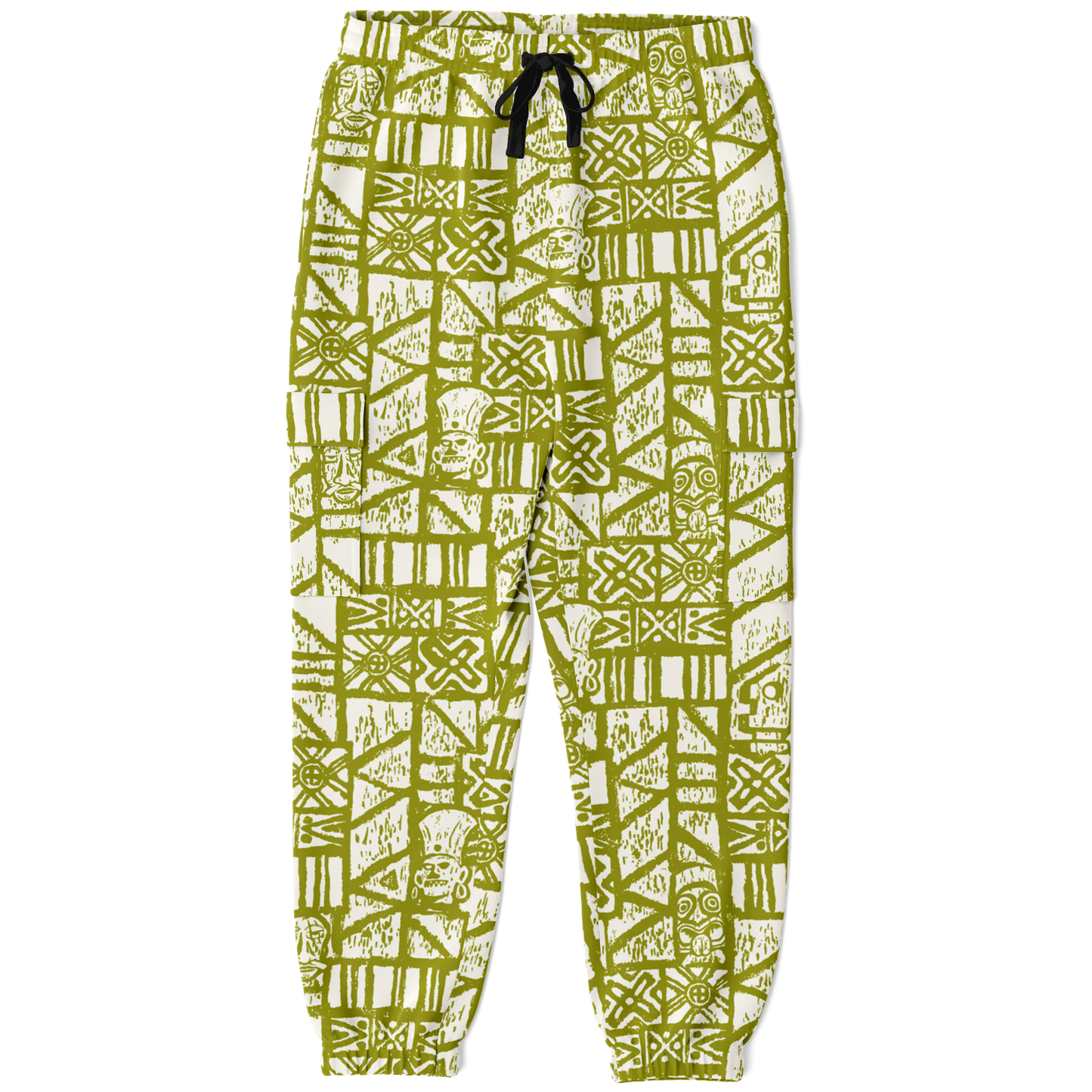 The Cargo Sweatpant – Isle Tapa: White+Olive