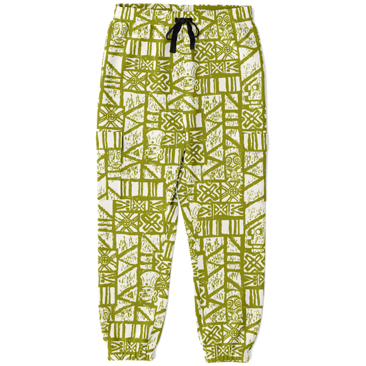 The Cargo Sweatpant – Isle Tapa: White+Olive