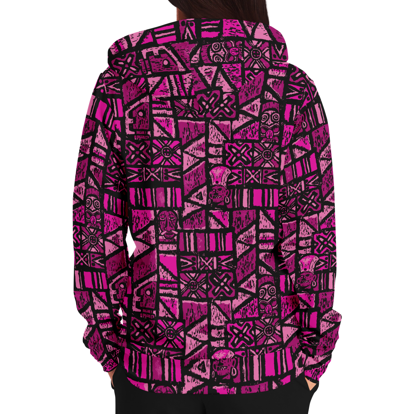 The Aloha Hoodie – Shelter Island Tapa: Dragon Fruit