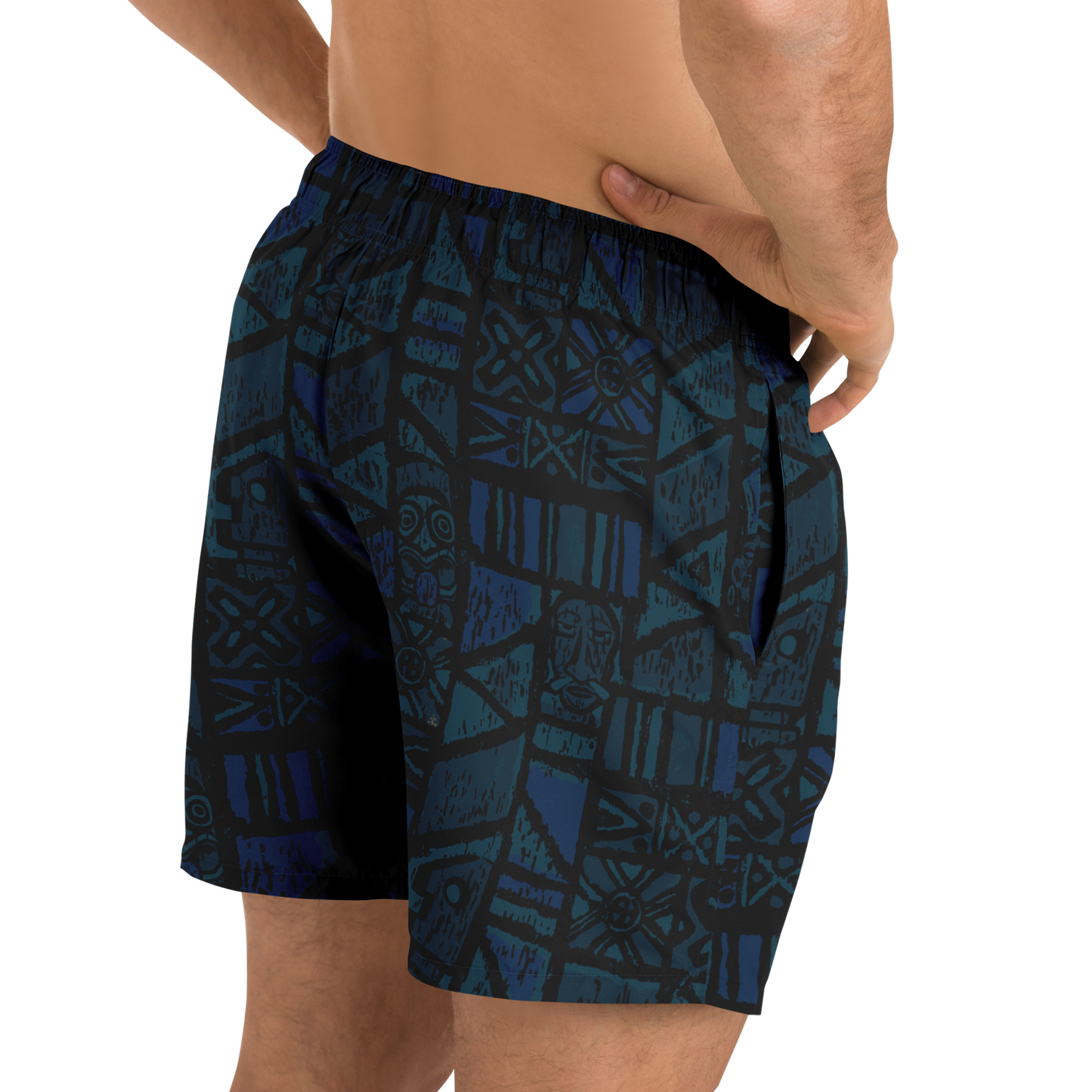 Swim Trunks – Shelter Island Tapa: Midnight Lagoon DARK