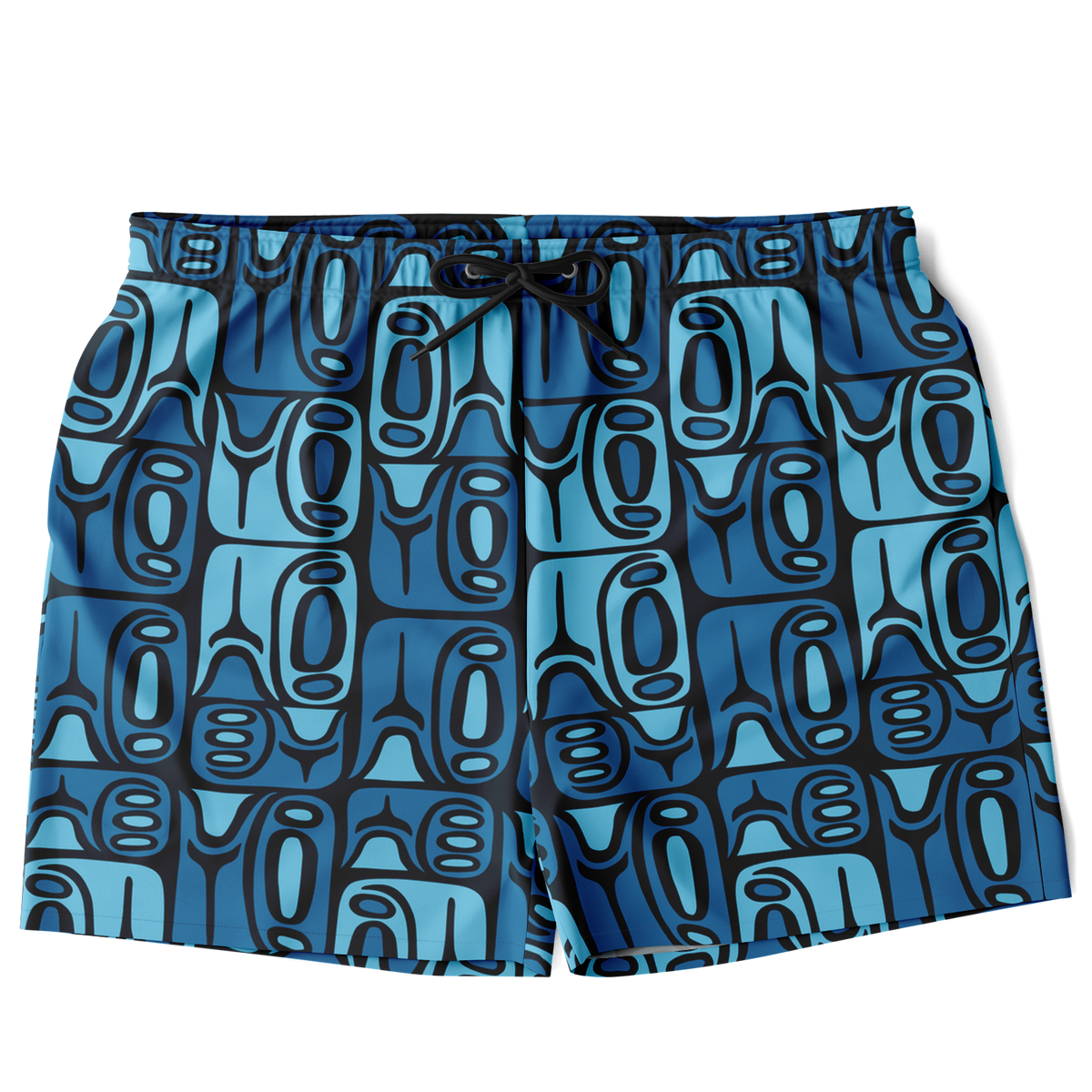 Swim Trunks – PLUS SIZE – Circa70: Dark Blue+Light Blue