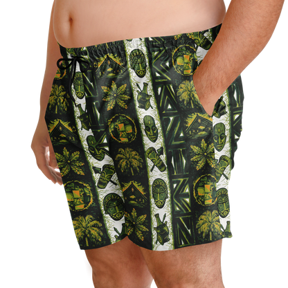 Swim Trunks – PLUS SIZE– Caliente: Green