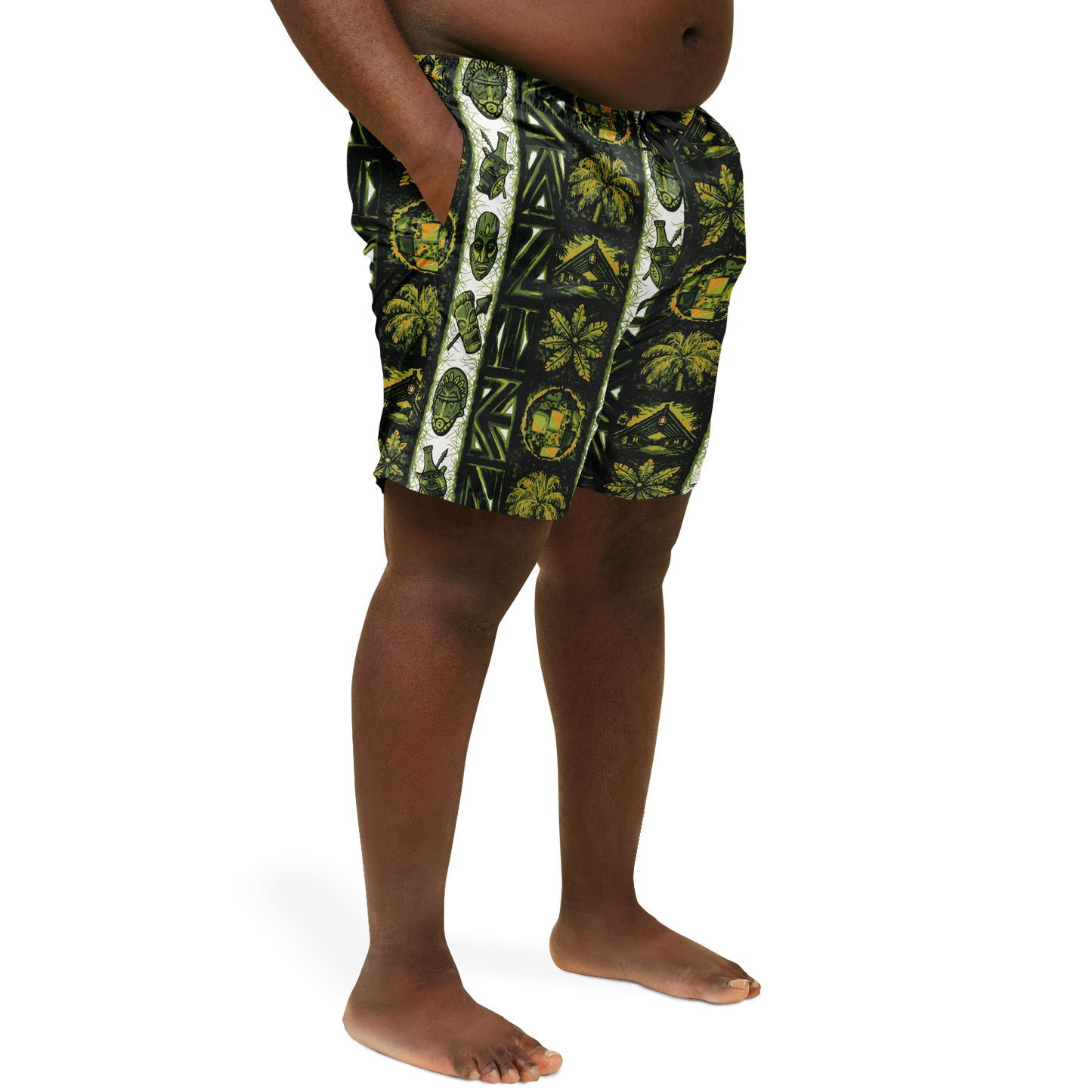 Swim Trunks – PLUS SIZE– Caliente: Green