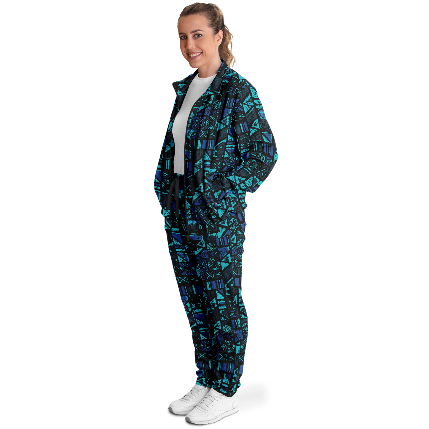 The Aloha Tracksuit – Shelter Island Tapa: Midnight Lagoon