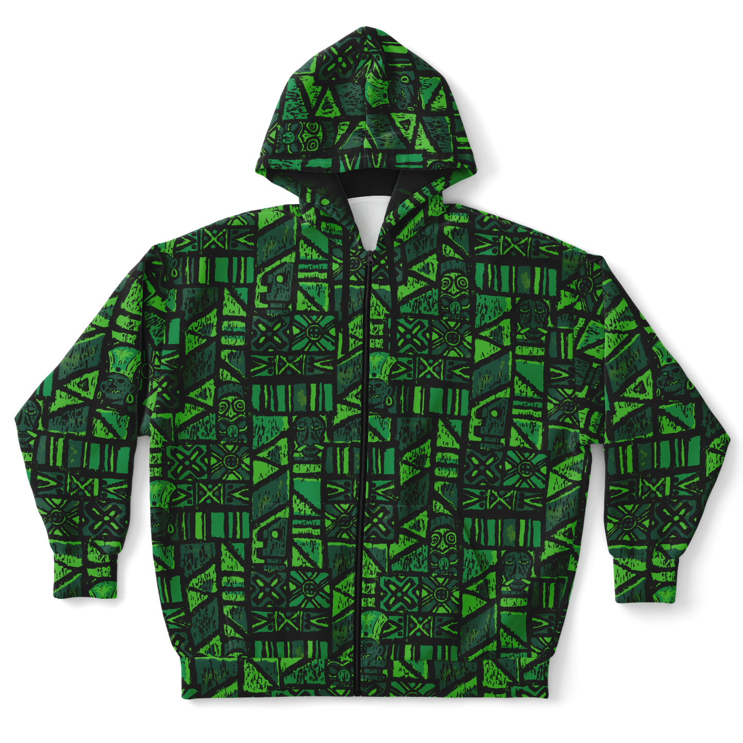 The Aloha Hoodie - PLUS-SIZE – Shelter Island Tapa: Fern Grotto