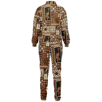 The Aloha Tracksuit – LuckyTiki: Brown+Orange