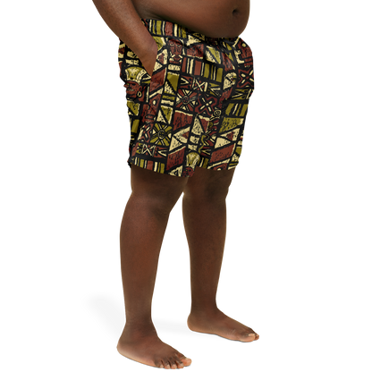 Swim Trunks – PLUS SIZE – Shelter Island Tapa: Jungle Trail