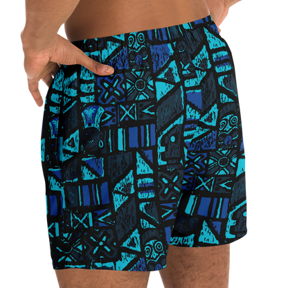 Swim Trunks – Shelter Island Tapa: Midnight Lagoon