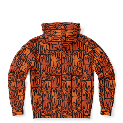 The Aloha Hoodie – Circa70: DkOrange+LtOrange