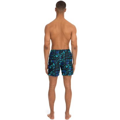 Swim Trunks – Shelter Island Tapa: Midnight Lagoon