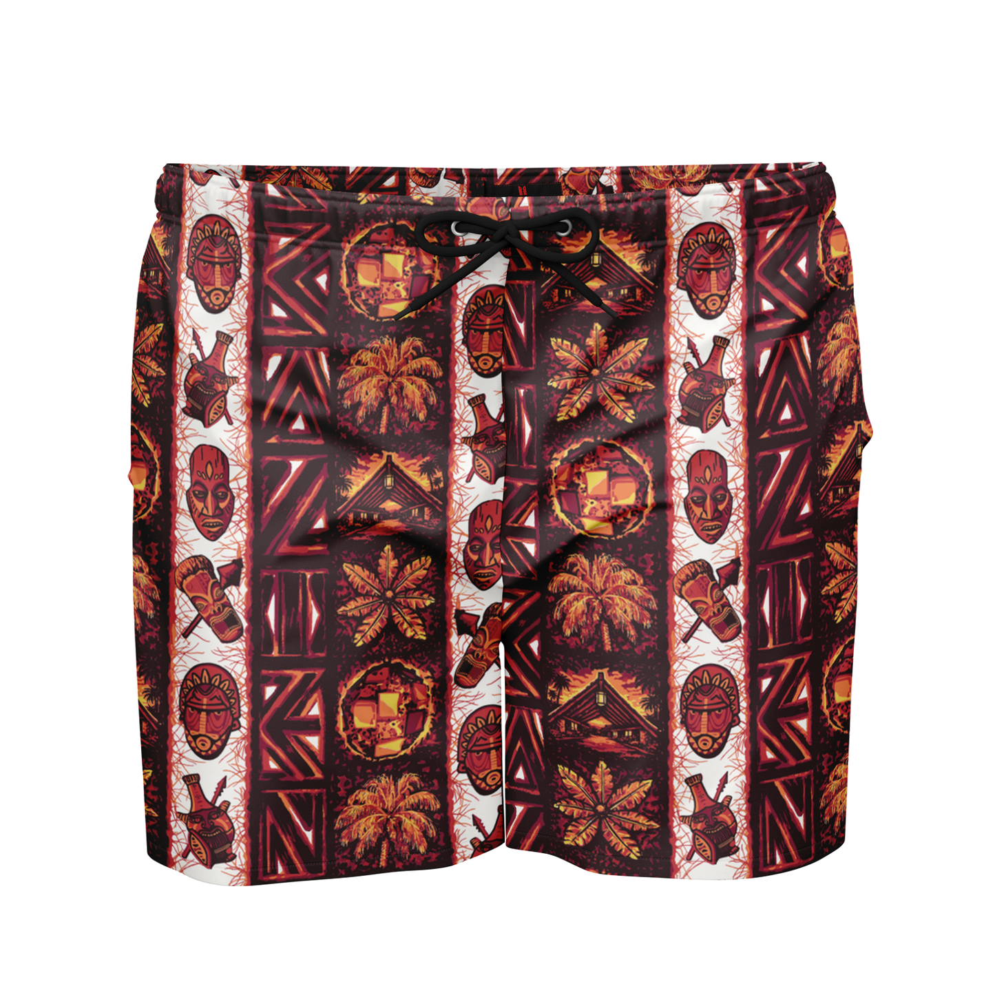 Swim Trunks – PLUS SIZE– Caliente: Red