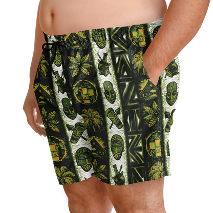 Swim Trunks – PLUS SIZE– Caliente: Green