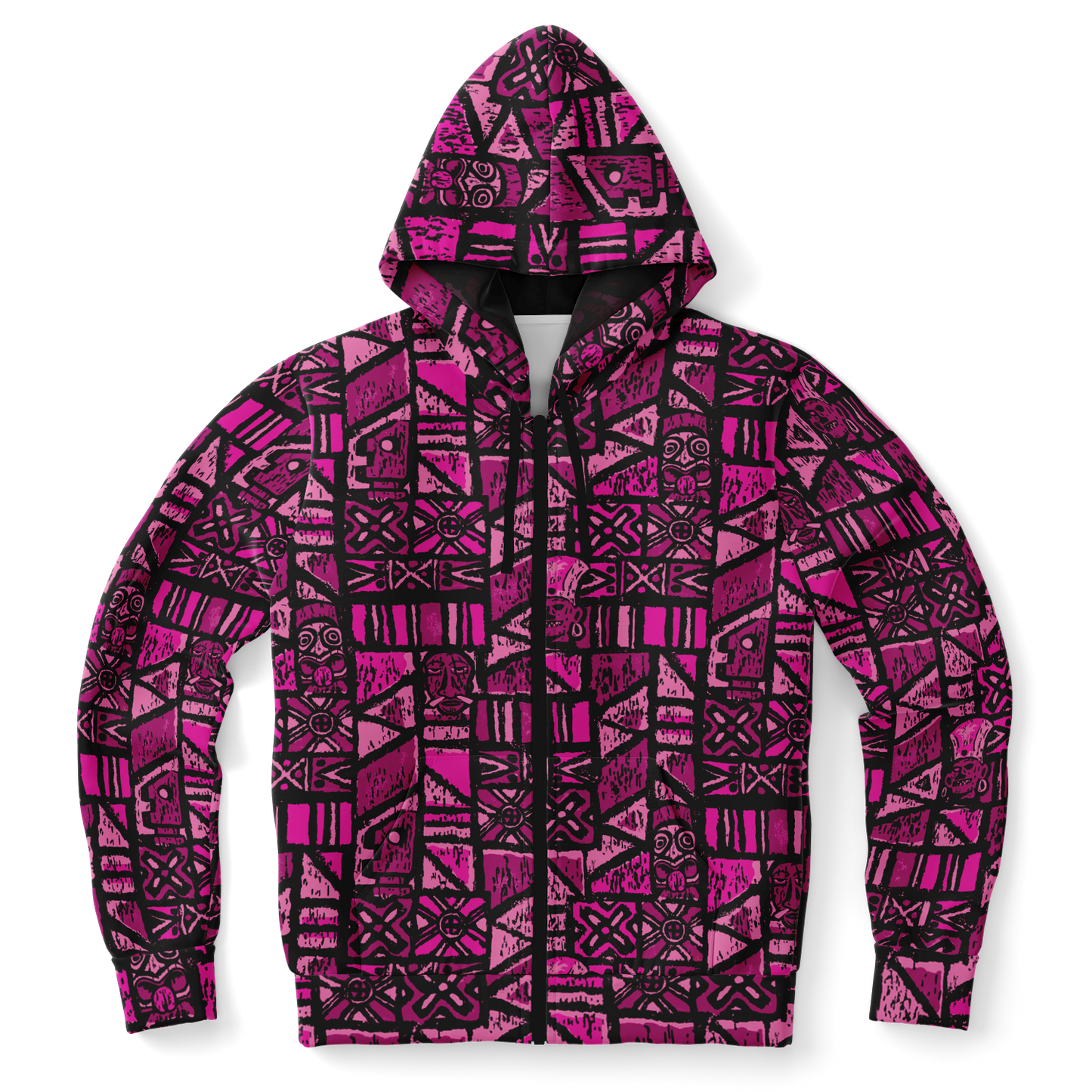 The Aloha Hoodie – Shelter Island Tapa: Dragon Fruit