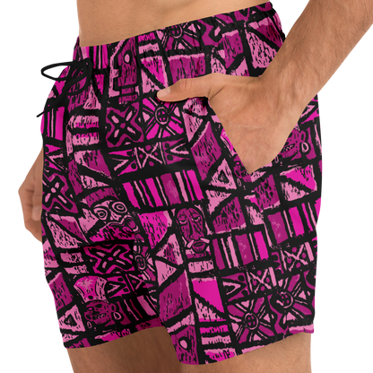 Swim Trunks – Shelter Island Tapa: Dragon Fruit