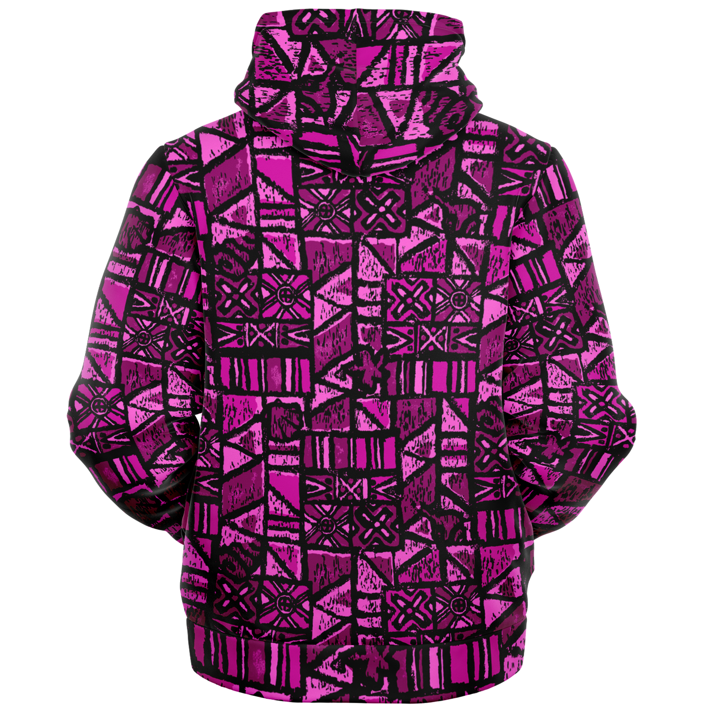 The Aloha Sherpa-Lined Hoodie – OG Tapa: Dragon Fruit