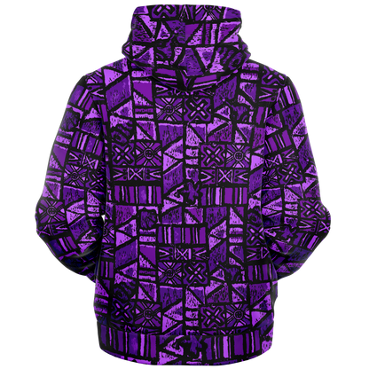The Aloha Sherpa-Lined Hoodie – OG Tapa: Passion Flower