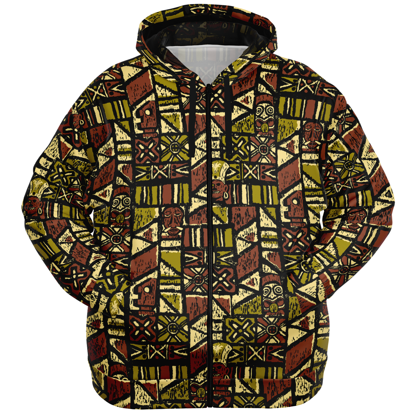 The Aloha Hoodie - PLUS-SIZE – Shelter Island Tapa: Jungle Trail