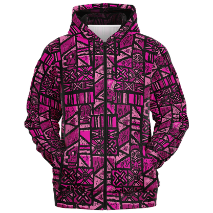The Aloha Hoodie – Shelter Island Tapa: Dragon Fruit