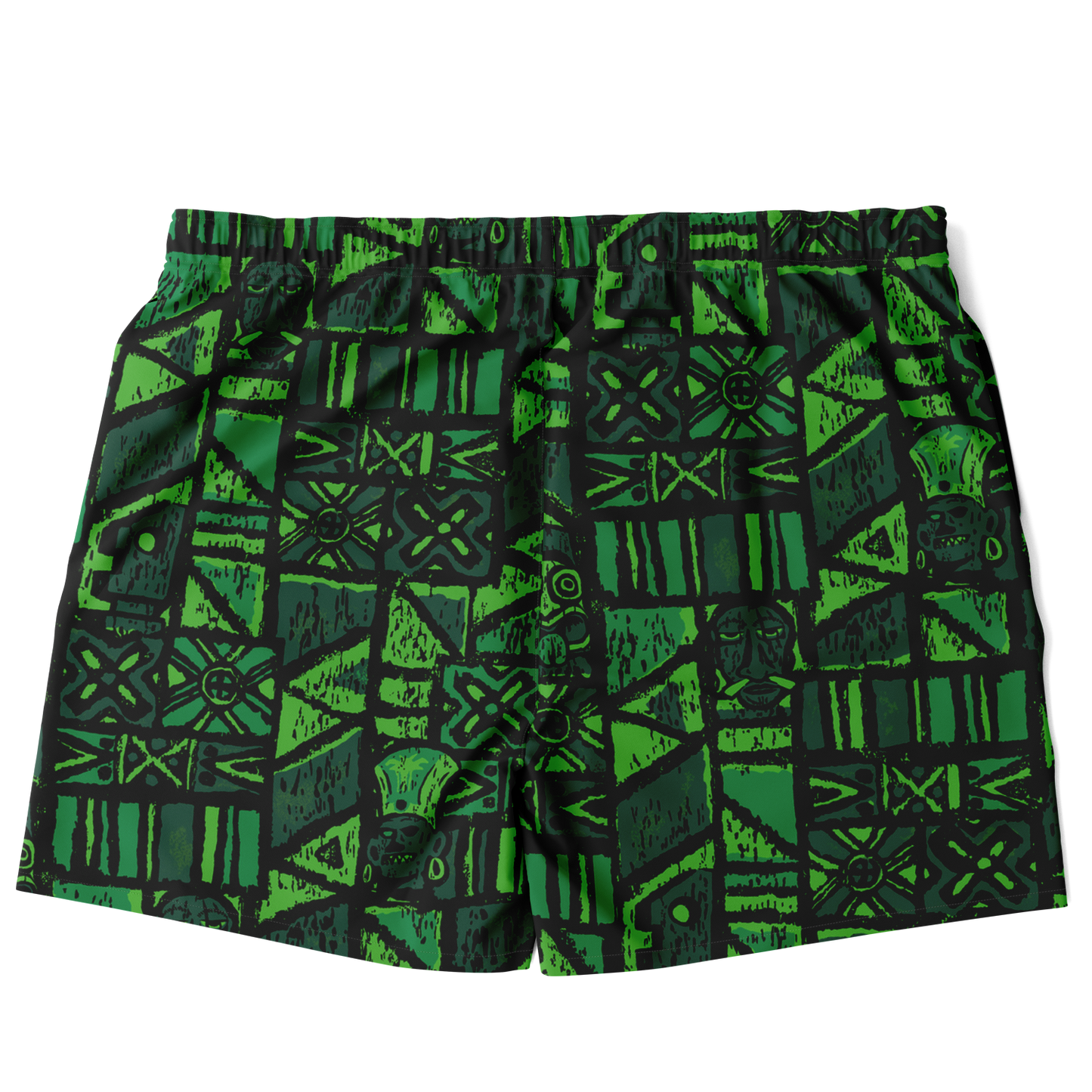 Swim Trunks – PLUS SIZE – Shelter Island Tapa: Fern Grotto
