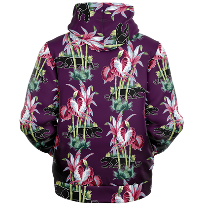 The Aloha Sherpa-Lined Hoodie – Jungle Cat: Purple