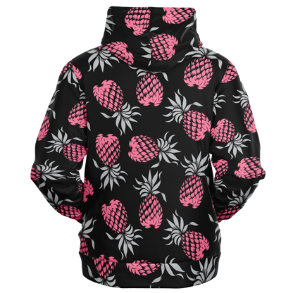 The Aloha Hoodie – Pineapples of Eternity: Black+Grey+Pink
