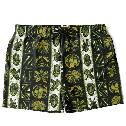 Swim Trunks – PLUS SIZE– Caliente: Green