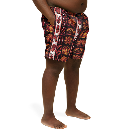 Swim Trunks – PLUS SIZE– Caliente: Red