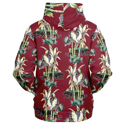 The Aloha Hoodie – Jungle Cat: Dark Red